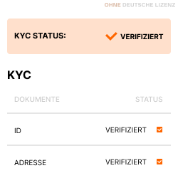 kyc verifiziert